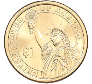 1 доллар 2014 года (P) США «30-й президент США Калвин Кулидж» — Фото №2