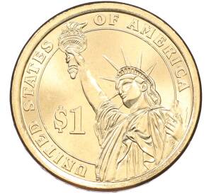 1 доллар 2014 года (P) США «30-й президент США Калвин Кулидж» — Фото №2