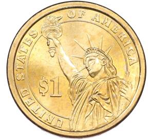 1 доллар 2013 года (D) США «25-й президент США Уильям Мак-Кинли» — Фото №2