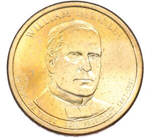1 доллар 2013 года (D) США «25-й президент США Уильям Мак-Кинли» — Фото №1