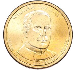 1 доллар 2013 года (D) США «25-й президент США Уильям Мак-Кинли» — Фото №1
