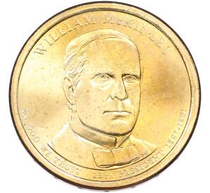 1 доллар 2013 года (D) США «25-й президент США Уильям Мак-Кинли» — Фото №1