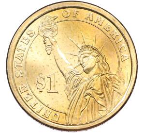 1 доллар 2013 года (D) США «25-й президент США Уильям Мак-Кинли» — Фото №2