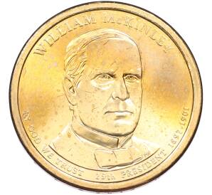 1 доллар 2013 года (D) США «25-й президент США Уильям Мак-Кинли» — Фото №1
