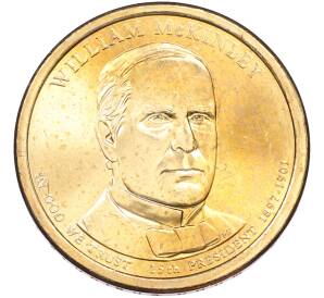1 доллар 2013 года (D) США «25-й президент США Уильям Мак-Кинли» — Фото №1