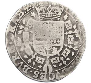 1/2 патагона 1616-1621 года Испанские Нидерланды (Брабант) — Фото №2