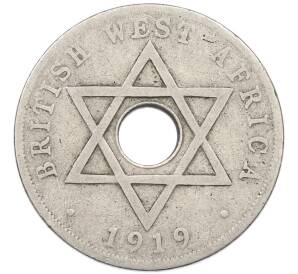 1 пенни 1919 года Британская Западная Африка — Фото №1
