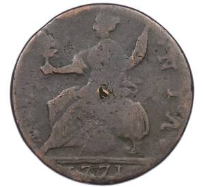 1/2 пенни 1771 года Великобритания — Фото №1