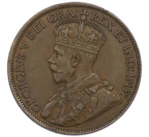 1 цент 1918 года Канада — Фото №2