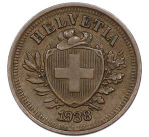 1 раппен 1938 года Швейцария — Фото №1
