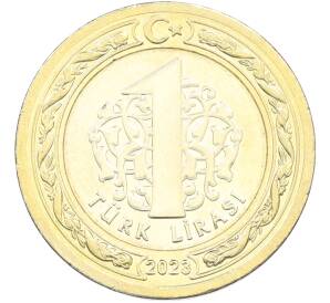 1 лира 2023 года Турция «Инаугурация» — Фото №2