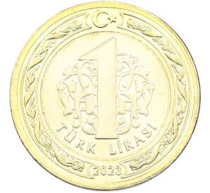 1 лира 2023 года Турция «Инаугурация» — Фото №2
