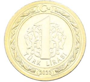 1 лира 2023 года Турция «Инаугурация» — Фото №2