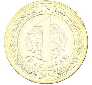 1 лира 2023 года Турция «Инаугурация» — Фото №2