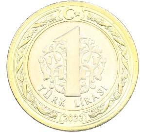 1 лира 2023 года Турция «Инаугурация» — Фото №2