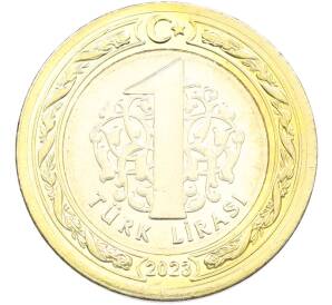 1 лира 2023 года Турция «Инаугурация» — Фото №2