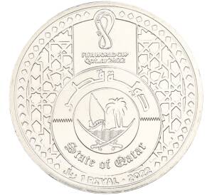 1 риял 2022 года Катар «Чемпионат мира по футболу — Лаиб (Талисман)» — Фото №2