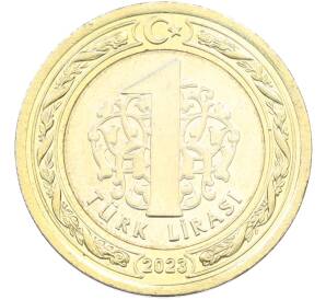 1 лира 2023 года Турция «Инаугурация» — Фото №2