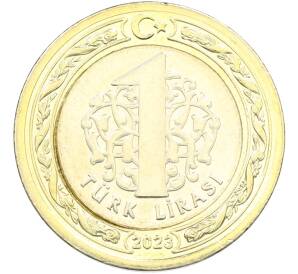 1 лира 2023 года Турция «Инаугурация» — Фото №2