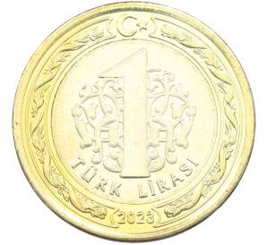 1 лира 2023 года Турция «Инаугурация» — Фото №2