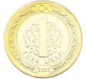 1 лира 2023 года Турция «Инаугурация» — Фото №2