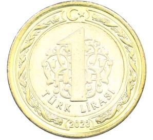 1 лира 2023 года Турция «Инаугурация» — Фото №2