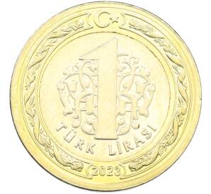1 лира 2023 года Турция «Инаугурация» — Фото №2
