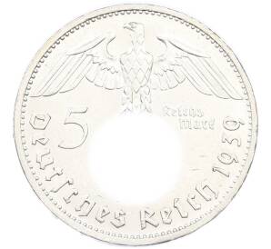5 рейхсмарок 1939 года B Германия — Фото №1