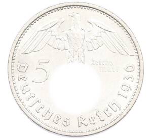 5 рейхсмарок 1936 года F Германия — Фото №1