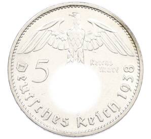 5 рейхсмарок 1938 года F Германия — Фото №1