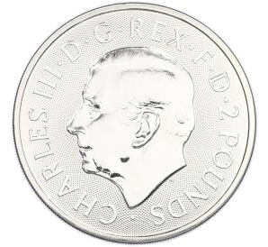 2 фунта 2023 года Великобритания «Мифы и легенды — Мерлин» — Фото №2