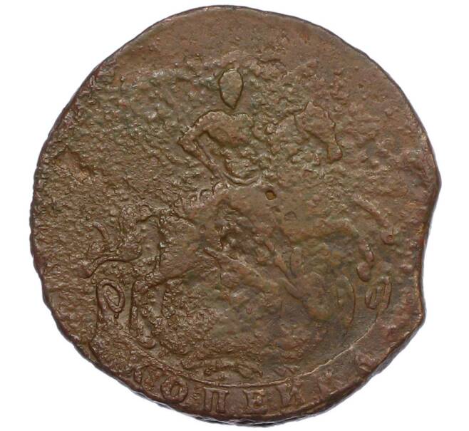 Монета 1 копейка 1760 года (Артикул: K7-0811) — Фото №2