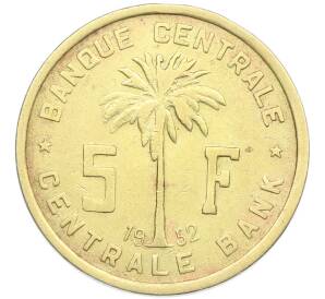 5 франков 1952 года Руанда-Урунди — Фото №1