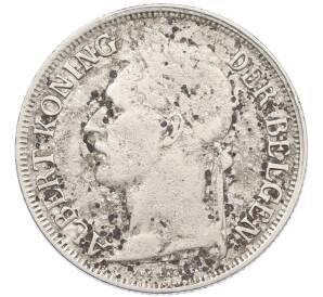 1 франк 1929 года Бельгийское Конго — легенда на фламандском (BELGISH CONGO / DER BELGEN) — Фото №2