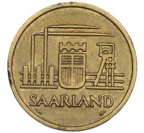50 франков 1954 года Саар — Фото №2