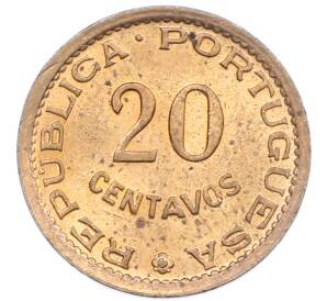 20 сентаво 1973 года Португальский Мозамбик — Фото №2