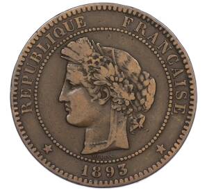 10 сантимов 1893 года A Франция — Фото №1