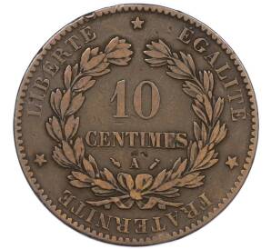 10 сантимов 1893 года A Франция — Фото №2