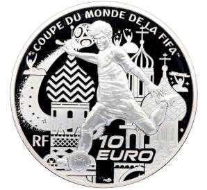 10 евро 2018 года Франция «Чемпионат мира по футболу 2018 в России» — Фото №1
