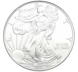 1 доллар 2011 года США «Шагающая Свобода» — Фото №1