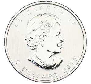 5 долларов 2013 года Канада «Канадская Фауна — Бизон» — Фото №2