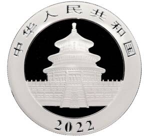 10 юаней 2022 года Китай «Панда — 40 лет чеканке монет с изображением Панды» — Фото №2