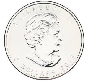 5 долларов 2013 года Канада «Кленовый лист» — Фото №2