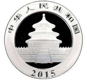 10 юаней 2015 года Китай «Панда» — Фото №2