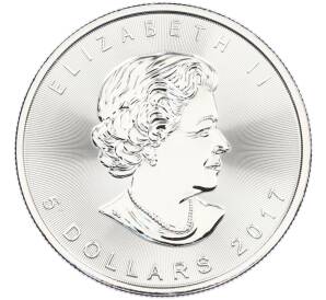 5 долларов 2017 года Канада «Кленовый лист» — Фото №2