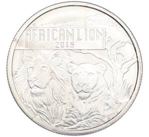 5000 франков 2015 года Бурунди «Африканский лев» — Фото №2