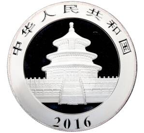 10 юаней 2016 года Китай «Панда» — Фото №2