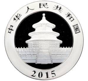 10 юаней 2015 года Китай «Панда» — Фото №2