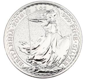 2 фунта 2016 года Великобритания «Британия» — Фото №1