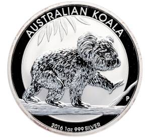 1 доллар 2016 года Австралия «Австралийская Коала» — Фото №1